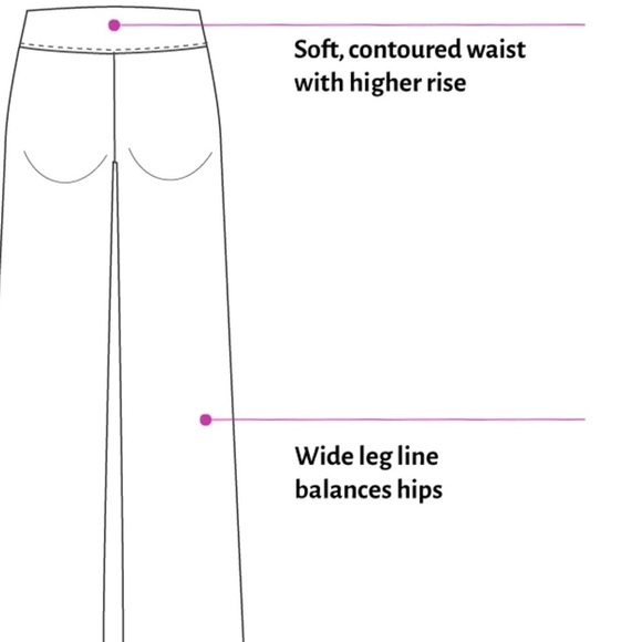 NWT storyline wide leg pant medium - Picture 8 of 8